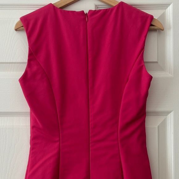 French Connection Sheath Dress - Fuchsia pink Size 4 - Picture 5 of 8
